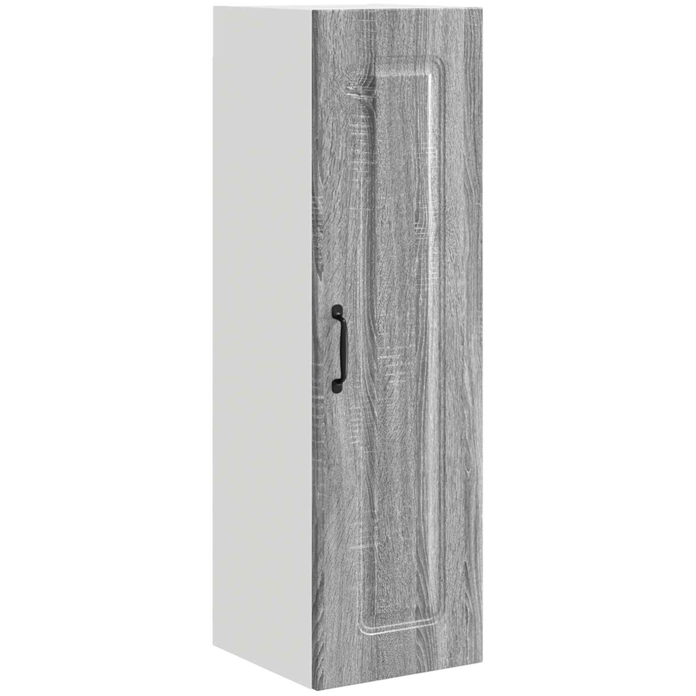 vidaXL Single Door Grey Sonoma Kitchen Wall Cabinet Image 2