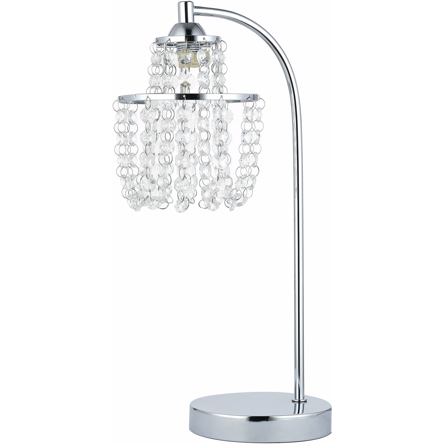 Elegance Silver Table Lamp - Silver Image