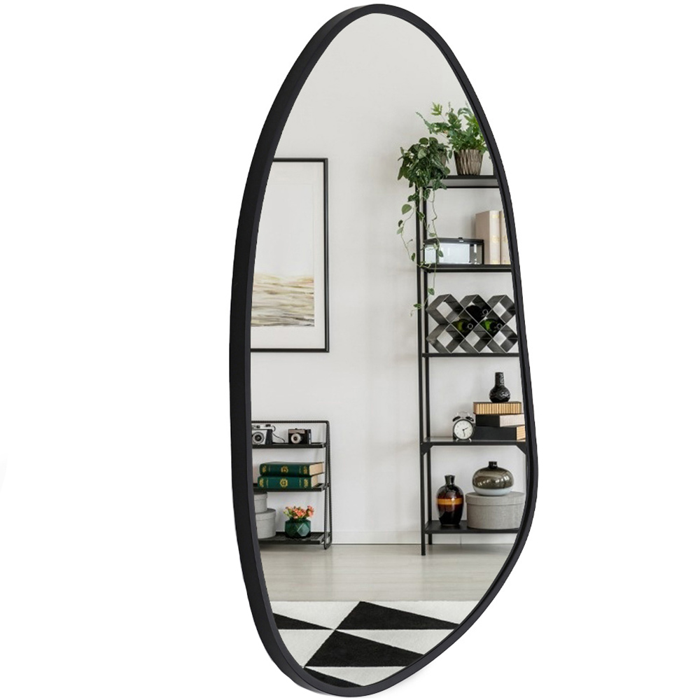 Living and Home Irregular Wall Mounted Bathroom Mirror 51 x 75cm Image 3