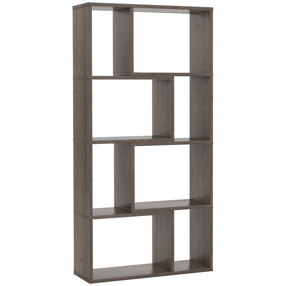 Costway 8 Cube Grey Geometric Bookshelf Image 2