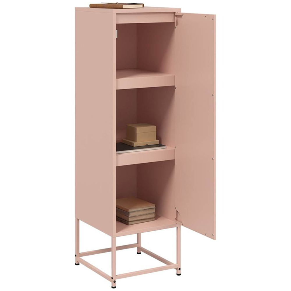 vidaXL Single Door Pink Industrial Highboard Image 5