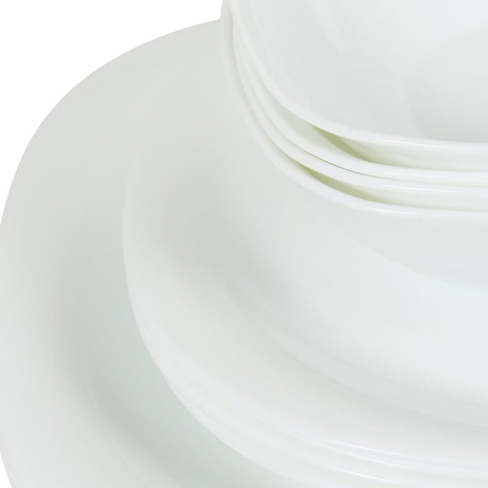 12-Piece Hudson Dinner Set - White Image 3