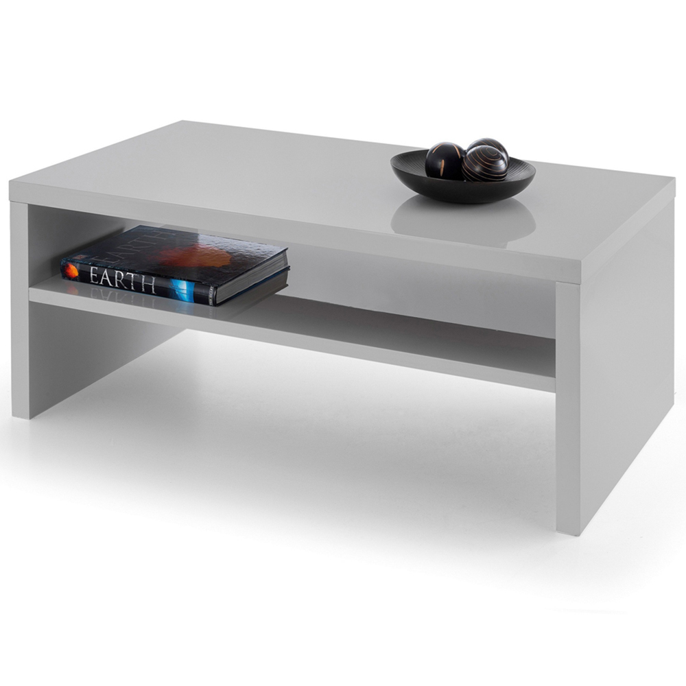 Julian Bowen Metro Grey Rectangle Coffee Table Image 2