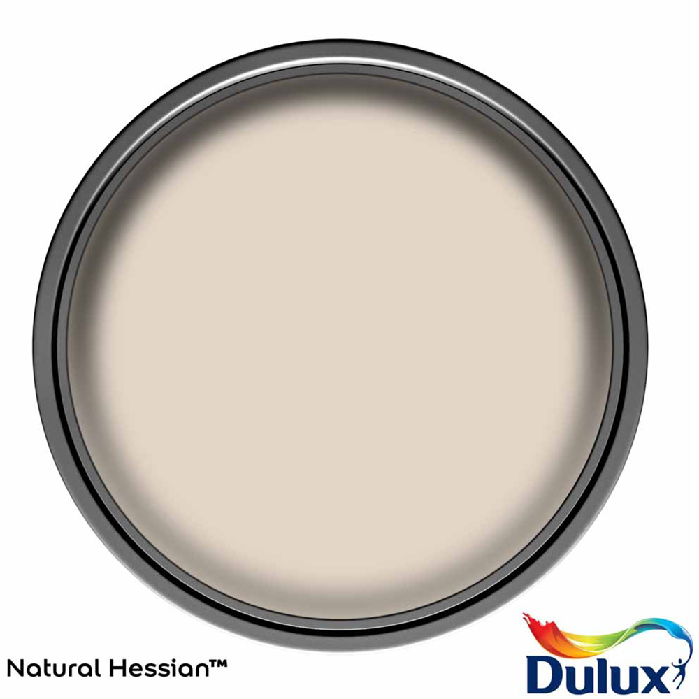 Dulux Simply Refresh Walls and Ceilings Natural Hessian Matt One Coat Emulsion Paint 2.5L Image 3
