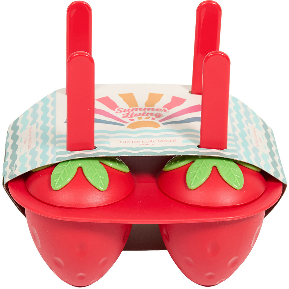 4 Piece Fruit Popsicle Mould Image 3