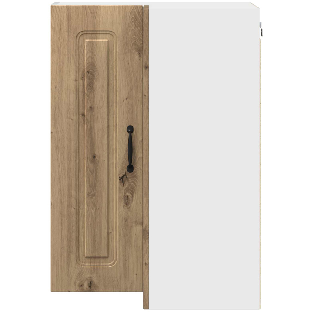 vidaXL 2 Door Artisan Oak Kitchen Wall Corner Cabinet Image 4