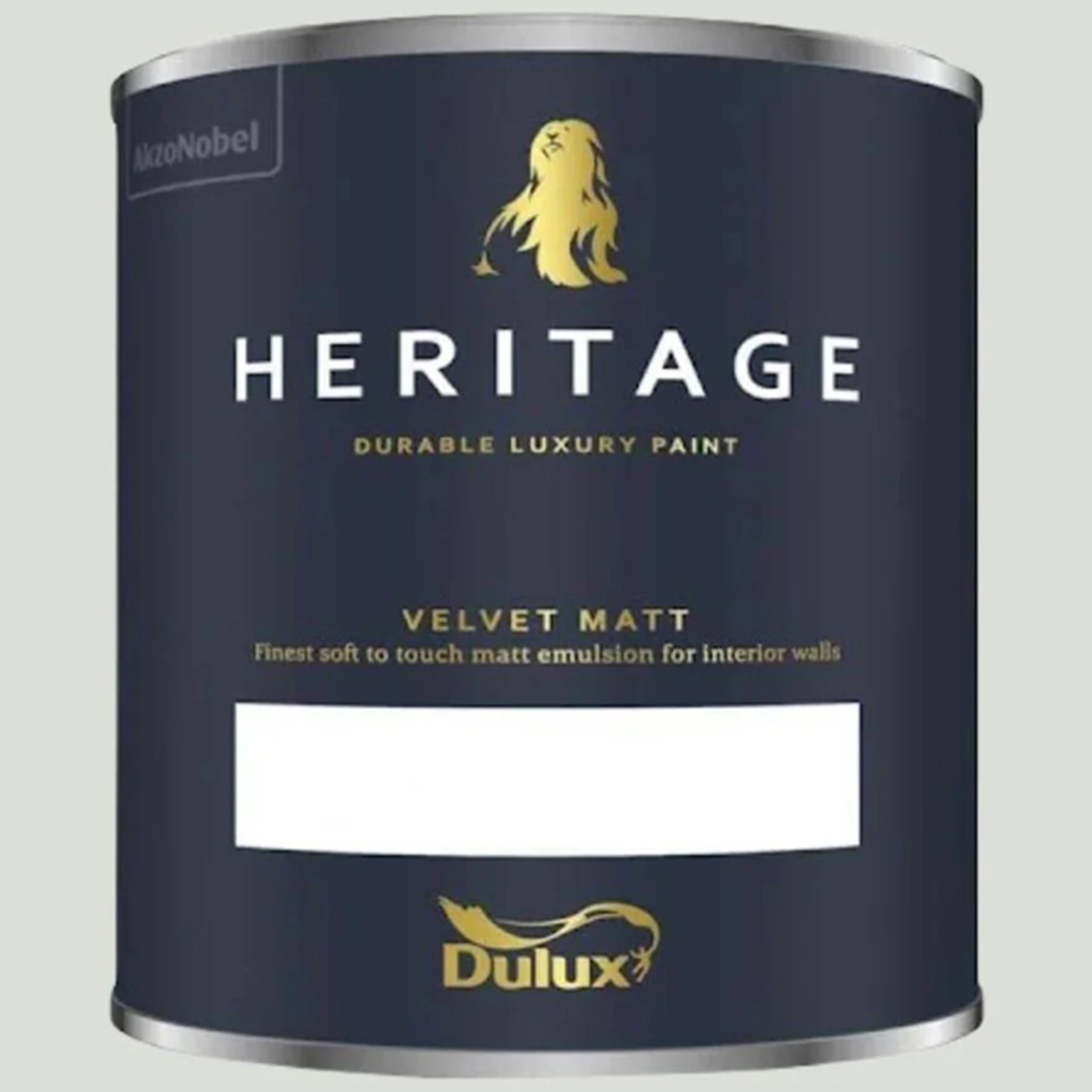 Dulux Heritage Walls and Ceilings Silver Fern Velvet Matt Emulsion Paint 1L Image 2