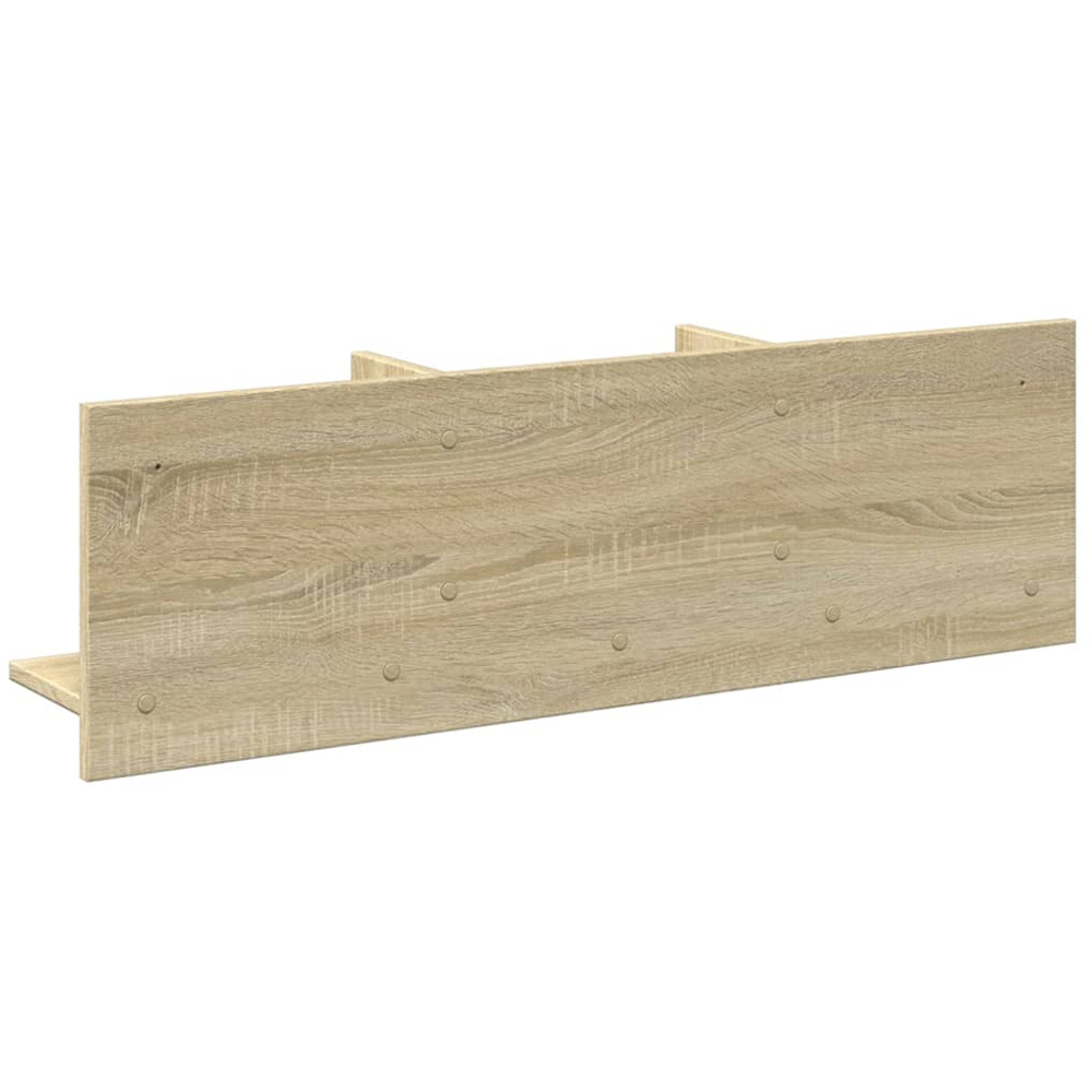 vidaXL 3 Shelf Sonoma Oak Wall Cabinet Image 5