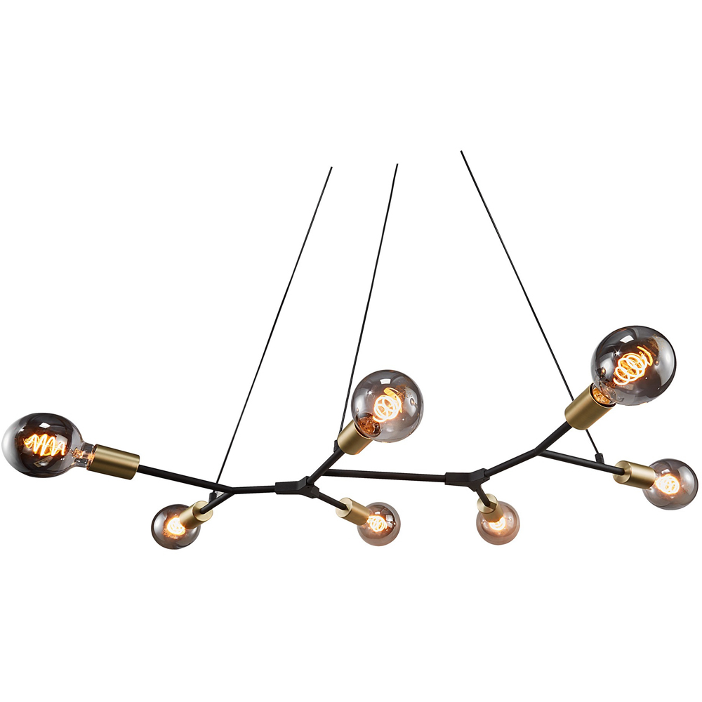 Nordlux Josefine 7 Spot Black Pendant Light Image 4
