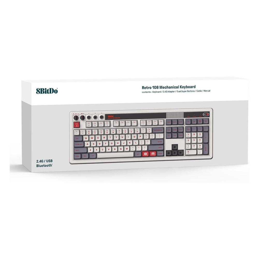8BitDo Retro 108 N Edition Mechanical Keyboard Image 3