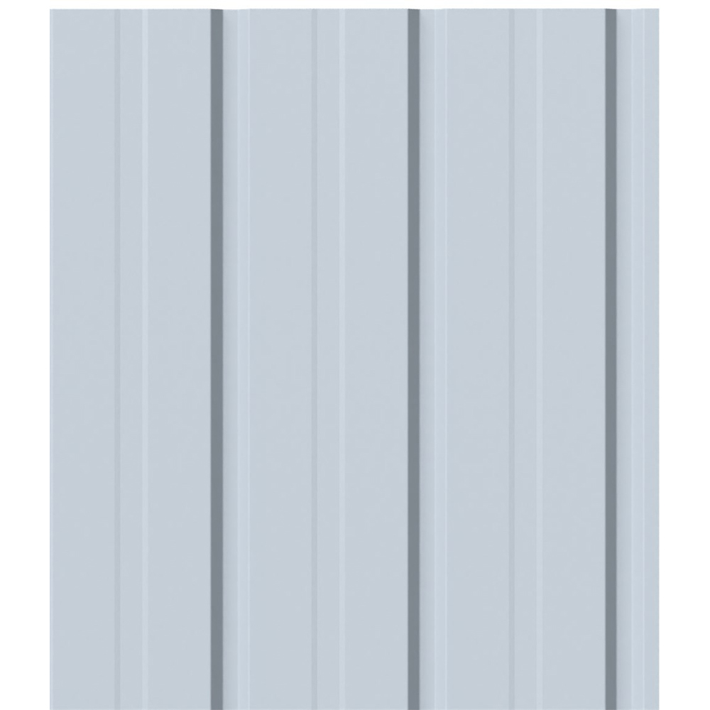 Living and Home 120 x 57cm Black Galvanised Steel Roofing Sheet 12 Pack Image 3