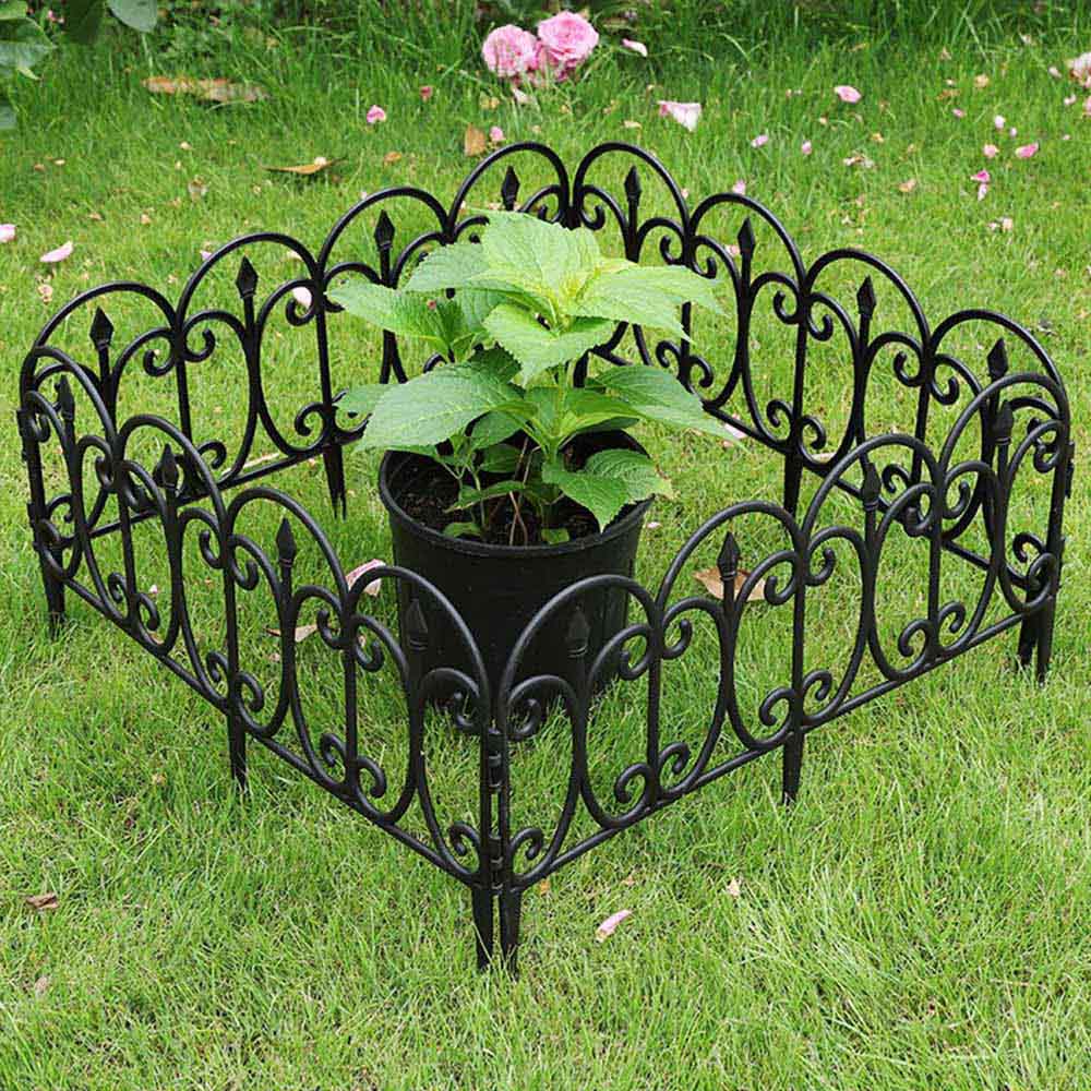 Living and Home 6 Pieces Decorative Garden Picket Fence Image 7