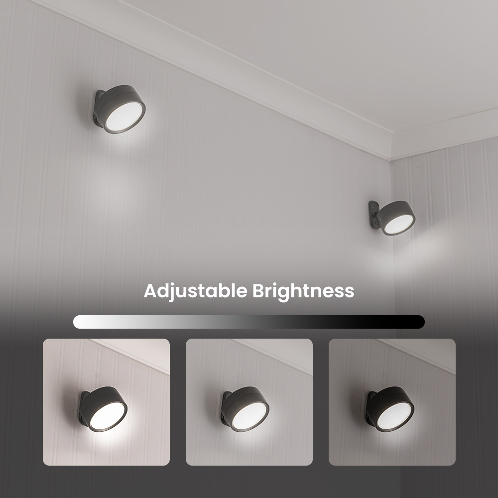 ValueLights Marshall Black Rechargeable Easy Fit 360 RGB Spotlight 2 Pack Image 9