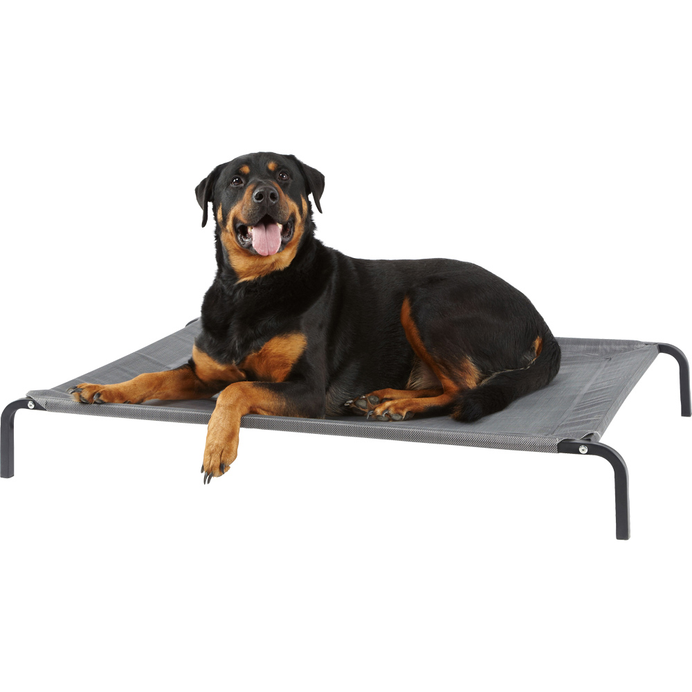 Bunty Large Grey Elevated Pet Basket Mat Image 2