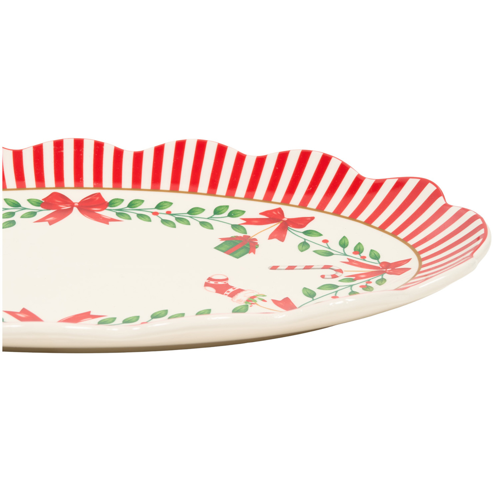 Christmas Print Serving Platter Image 3