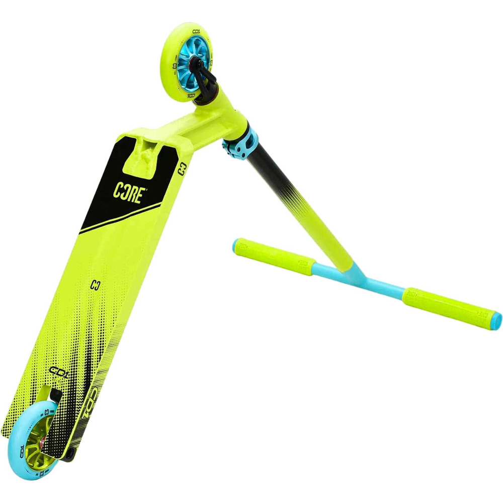 Core CD1 Lime and Blue Stunt Scooter Image 4