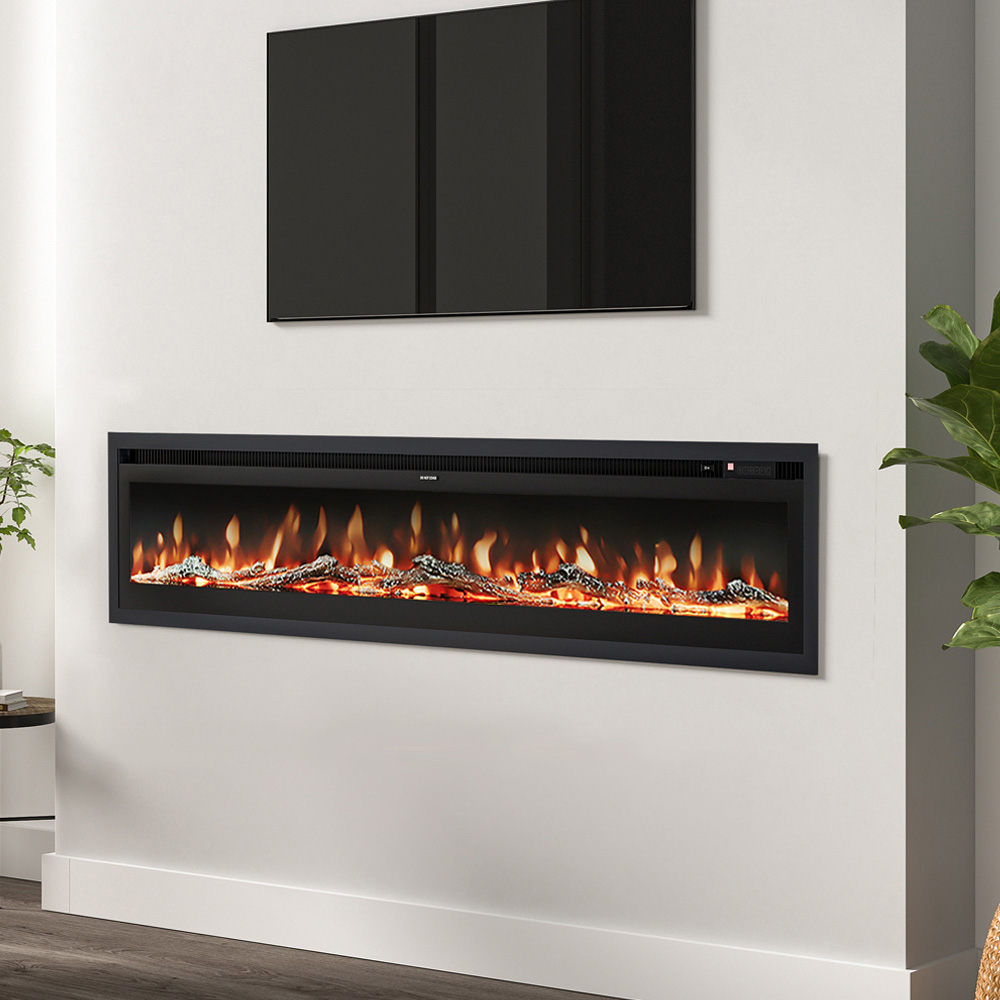 Living and Home 12 Flame Colours Electric Fireplace 70 Inch Image 8