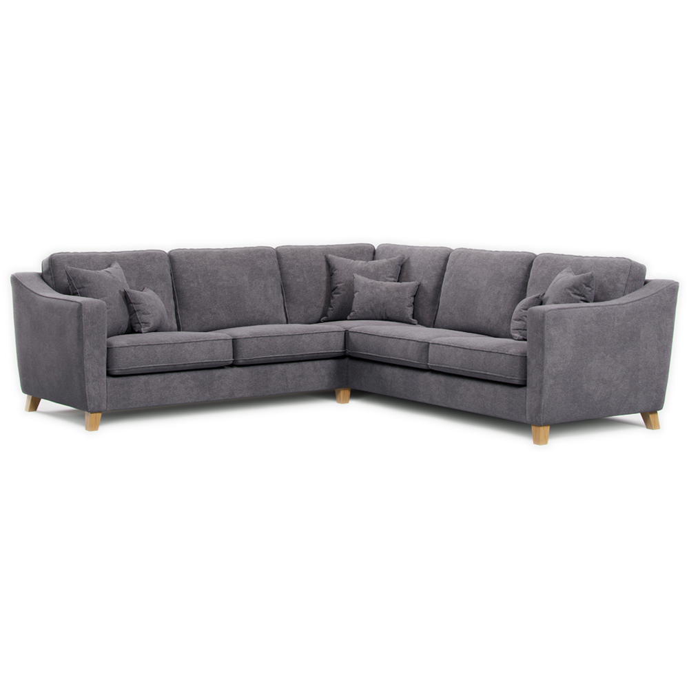 Marlon 4 Seater City Steel Corner Sofa Image 2