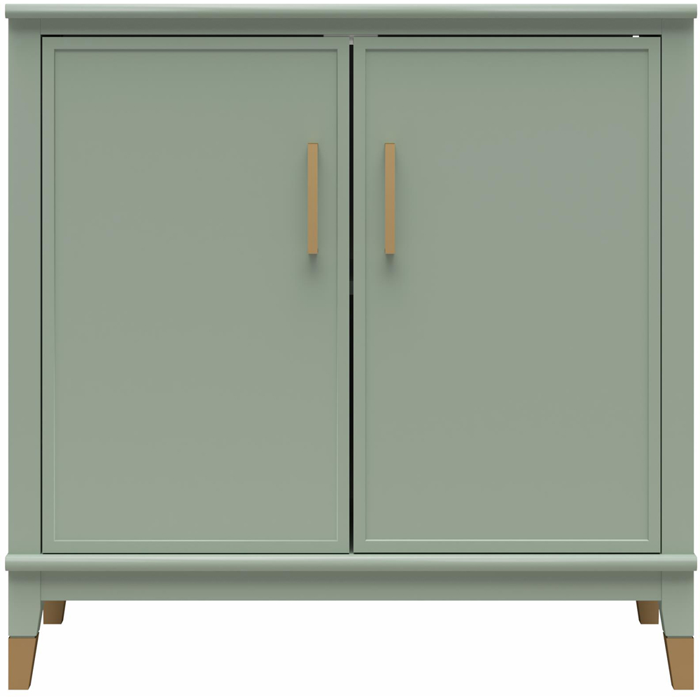 Dorel Westerleigh 2 Door Pale Green Accent Cabinet Image 3