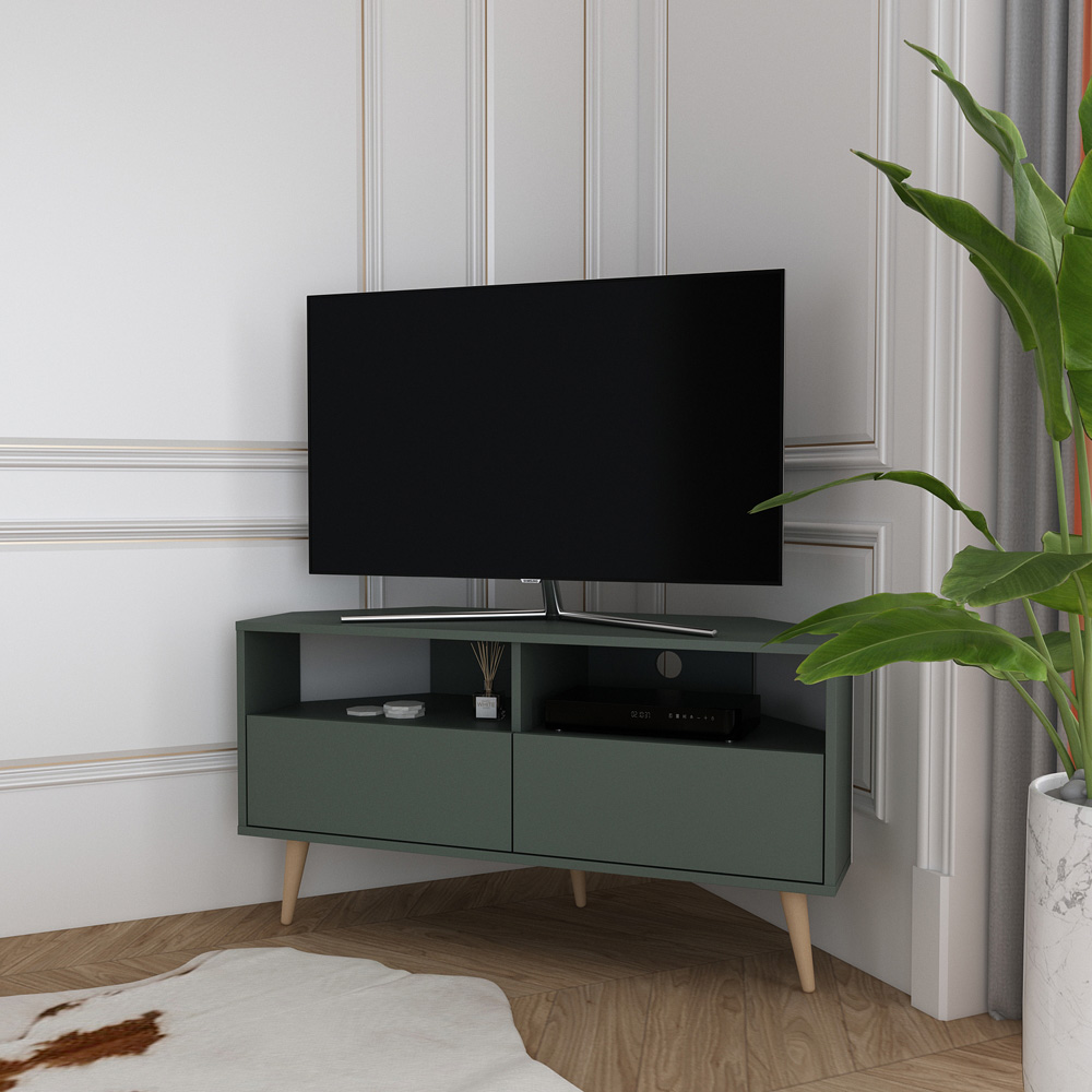 Decorotika Aura 2 Drawer 2 Shelf Silva TV Unit Image 5