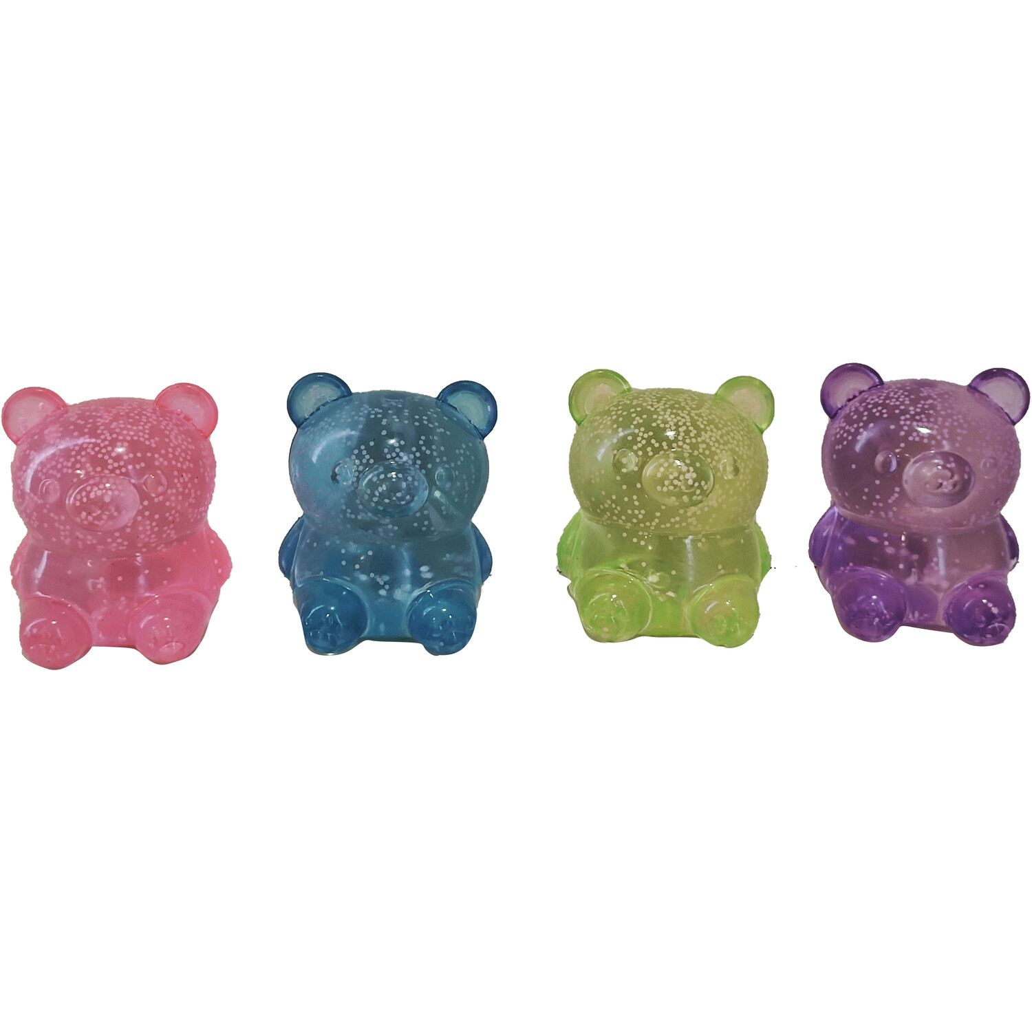 Glow in Dark Squeeze Bear Multicolour Image 1