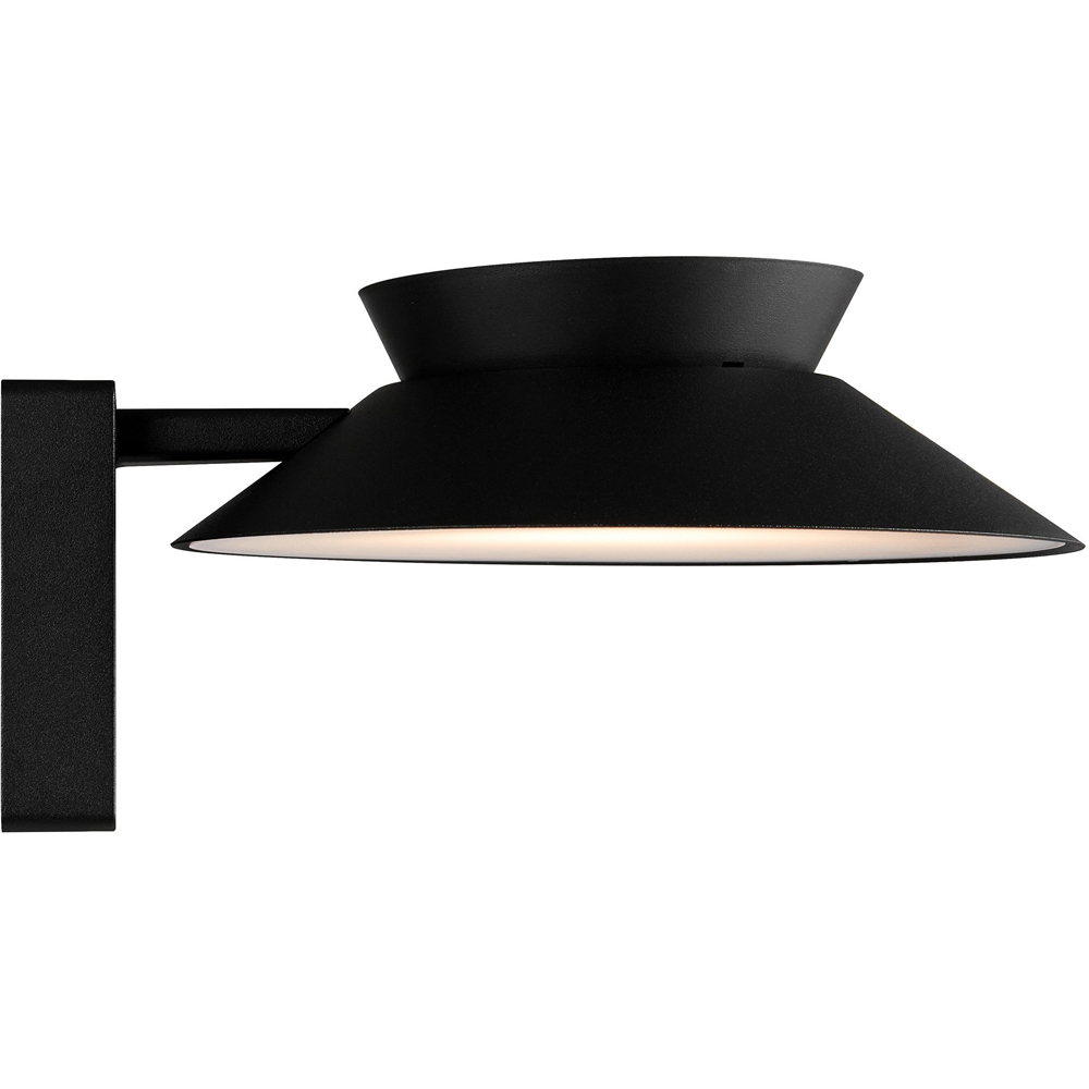 Nordlux Justina Solar Black Wall Light Light Image 1