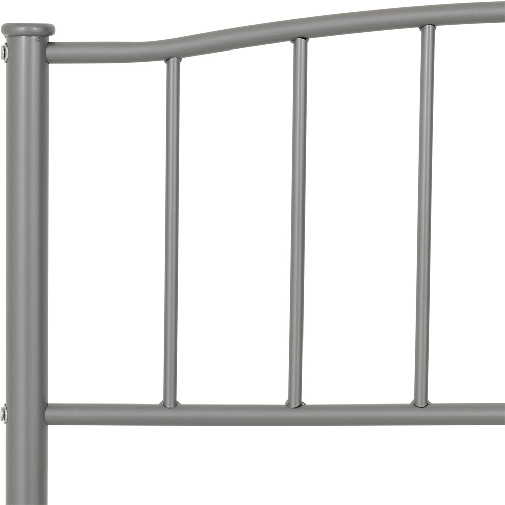 Seconique Newton Single Silver Bed Frame Image 7