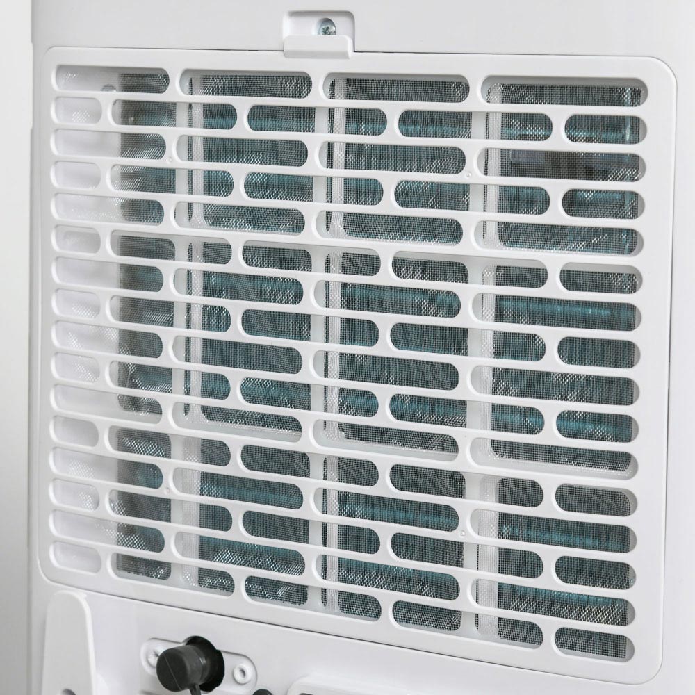 HOMCOM White 10000BTU Portable Air Conditioner with Wheels Image 3