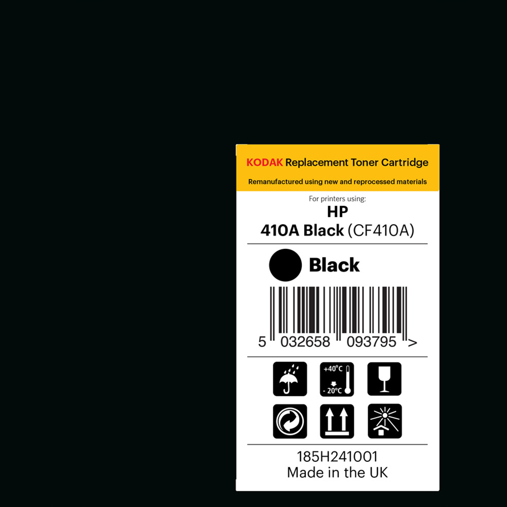 Kodak HP CF410A Black Replacement Laser Cartridge Image 2