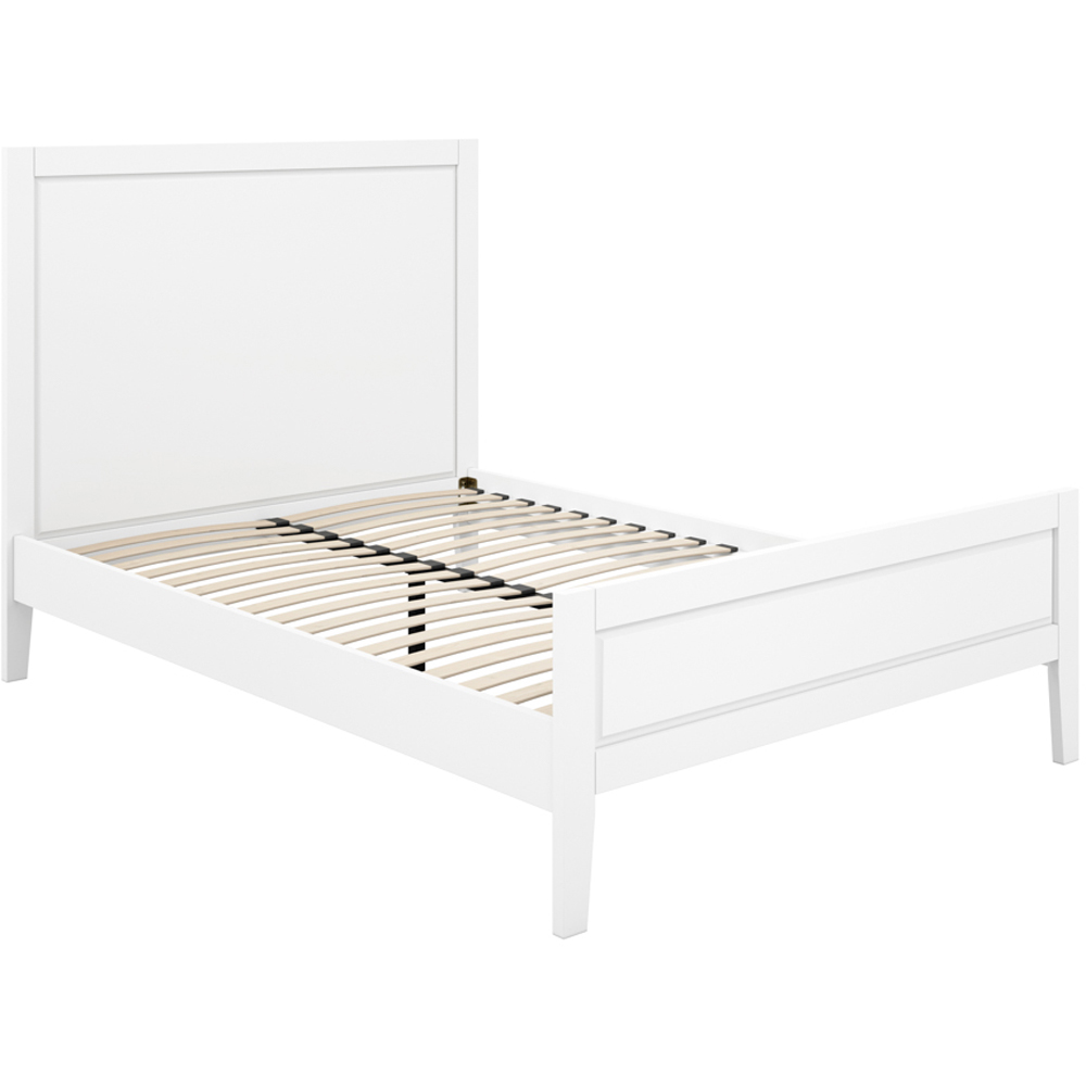 Bay Double White Bed Frame Image 2