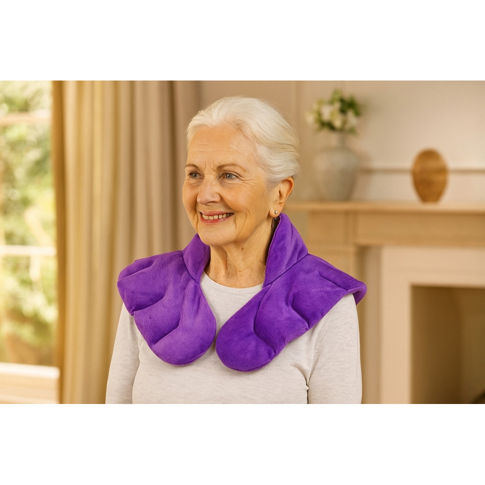 Avilo Lavender Contoured Neck and Shoulder Warmer Image 4