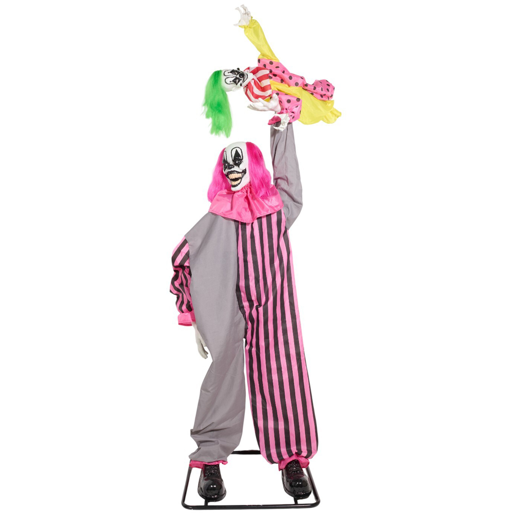 XL Creepy Standing Clown Image 4