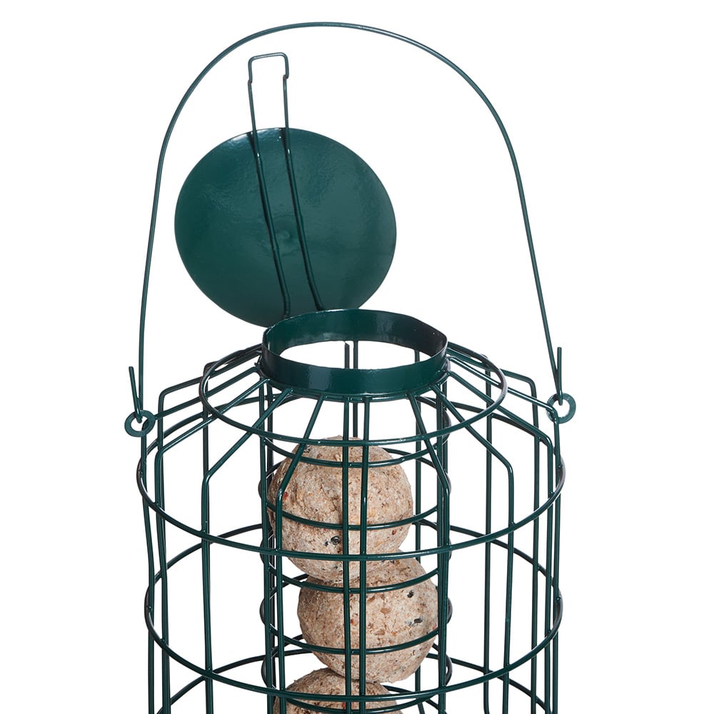 Wilko Wild Bird Caged Fat Ball Feeder Image 4