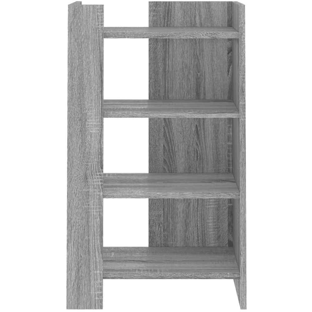 vidaXL 4 Shelf Grey Sonoma Wooden Sideboard Image 4
