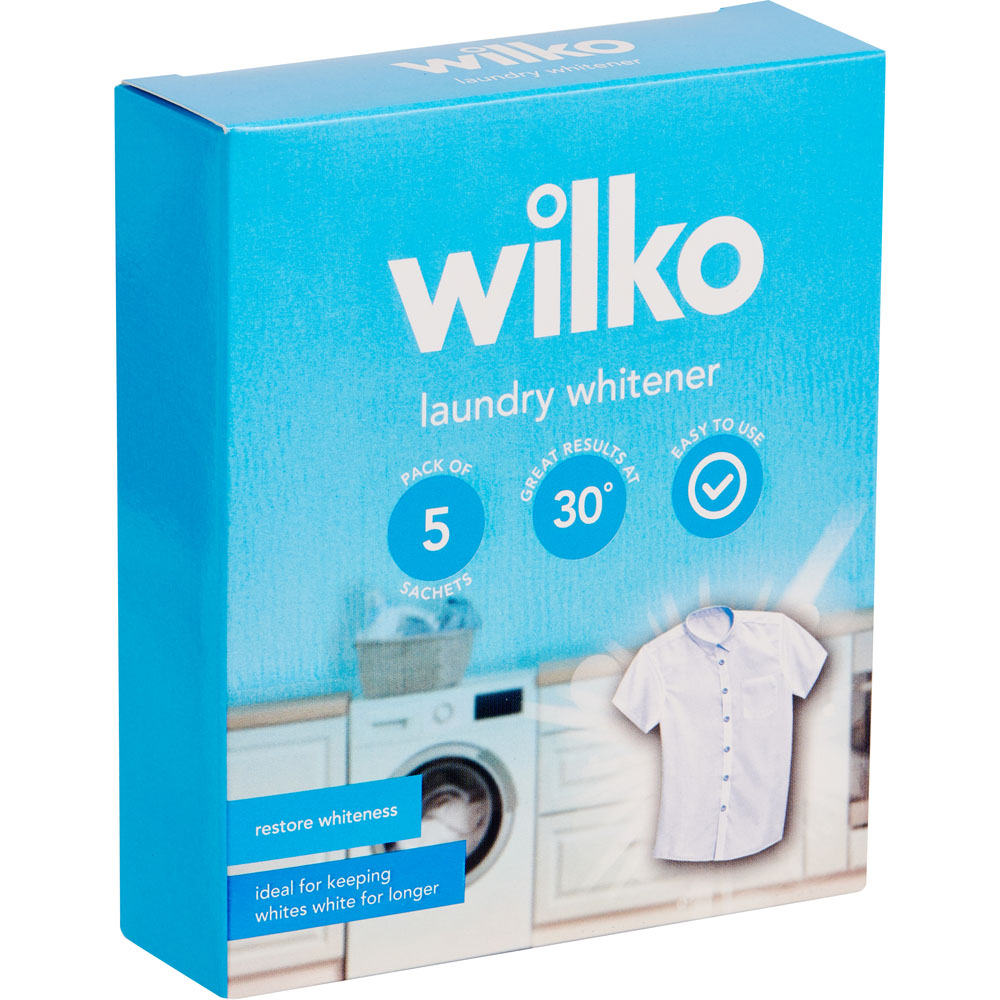 Wilko Laundry Whitener Sachets 5 x 40g Image 1