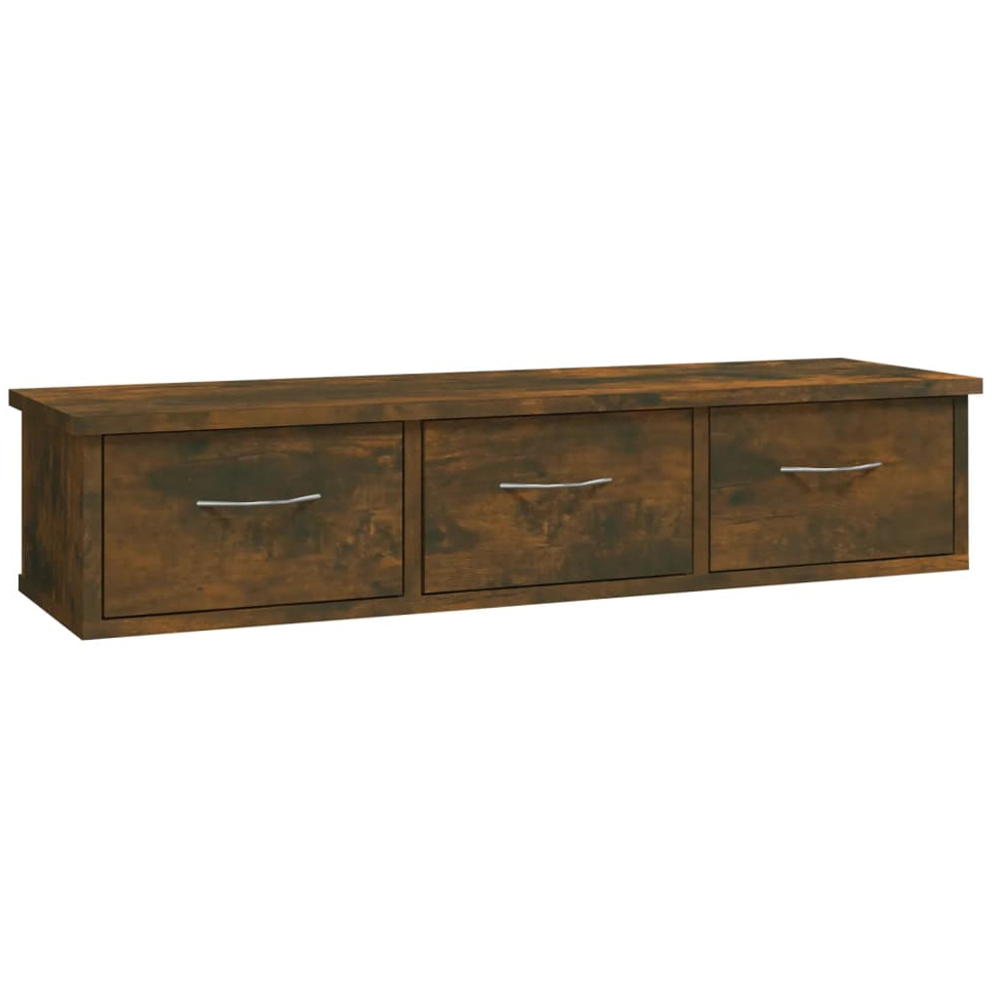 vidaXL 3 Drawer White Wall Cabinet Image 2
