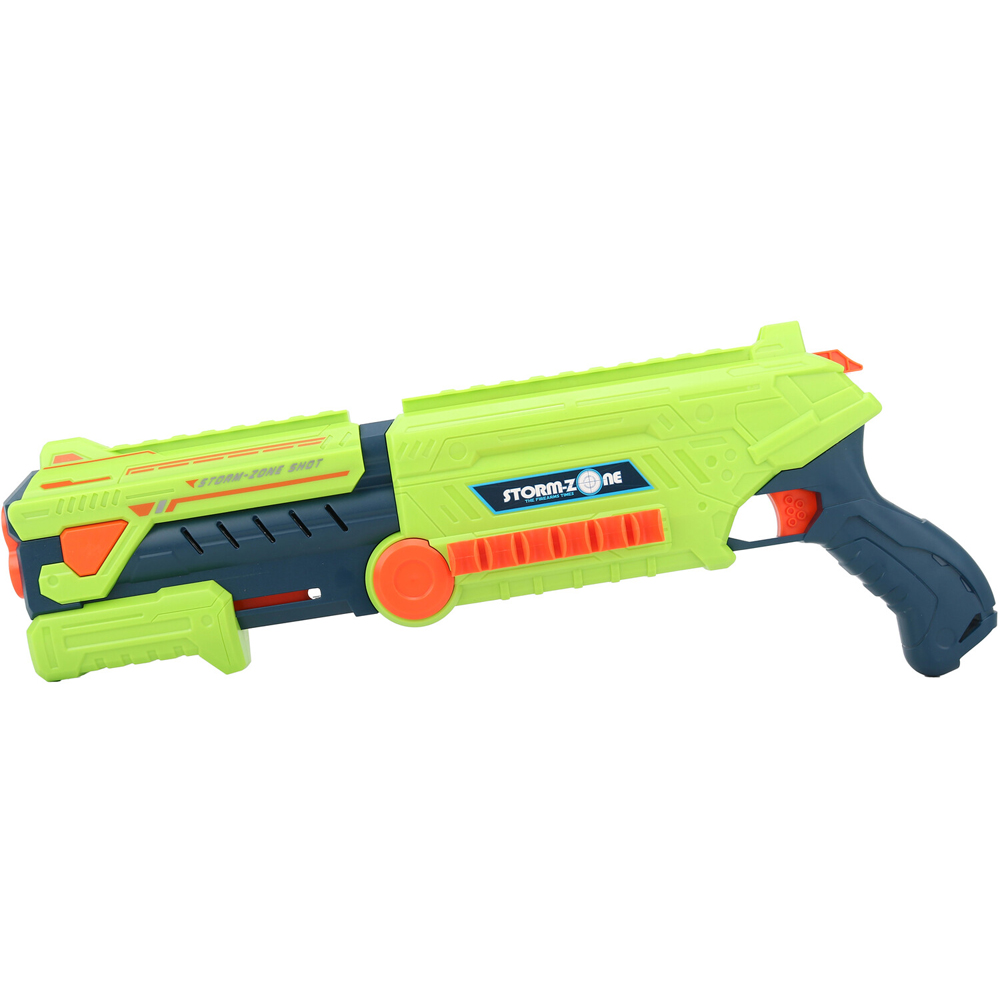 Soft Bullet Toy Gun - Green and Blue Image 2