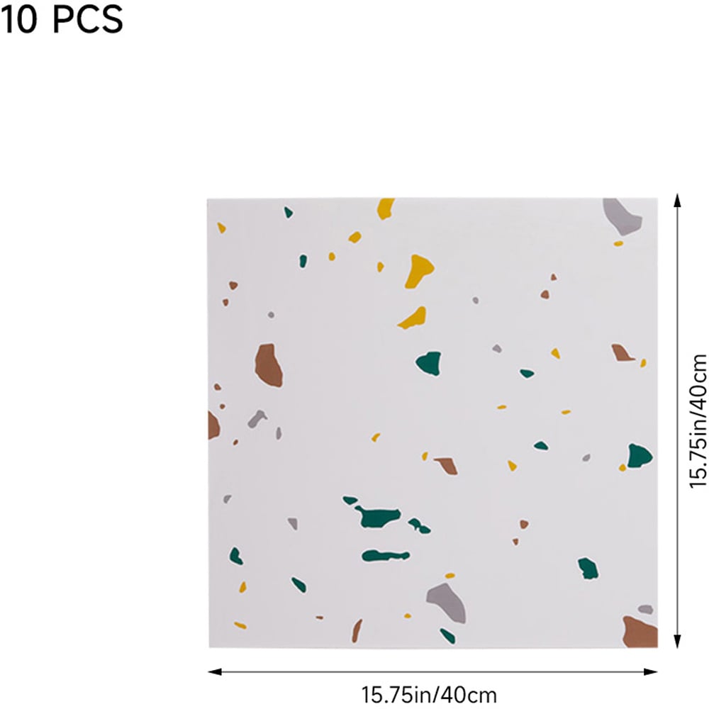 Living and Home Multicolour PVC Self Adhesive Wall Sticker 10 Pack Image 6