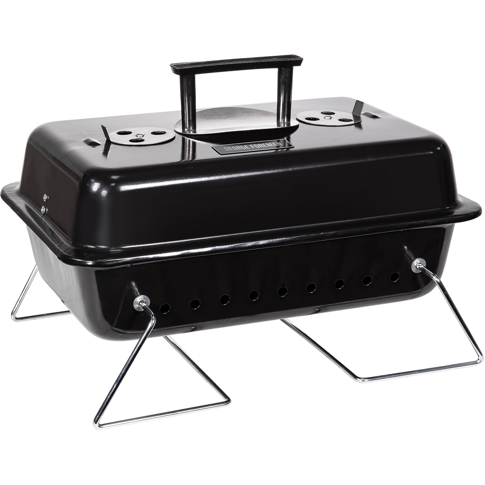 George Foreman Portable Charcoal BBQ Image 1