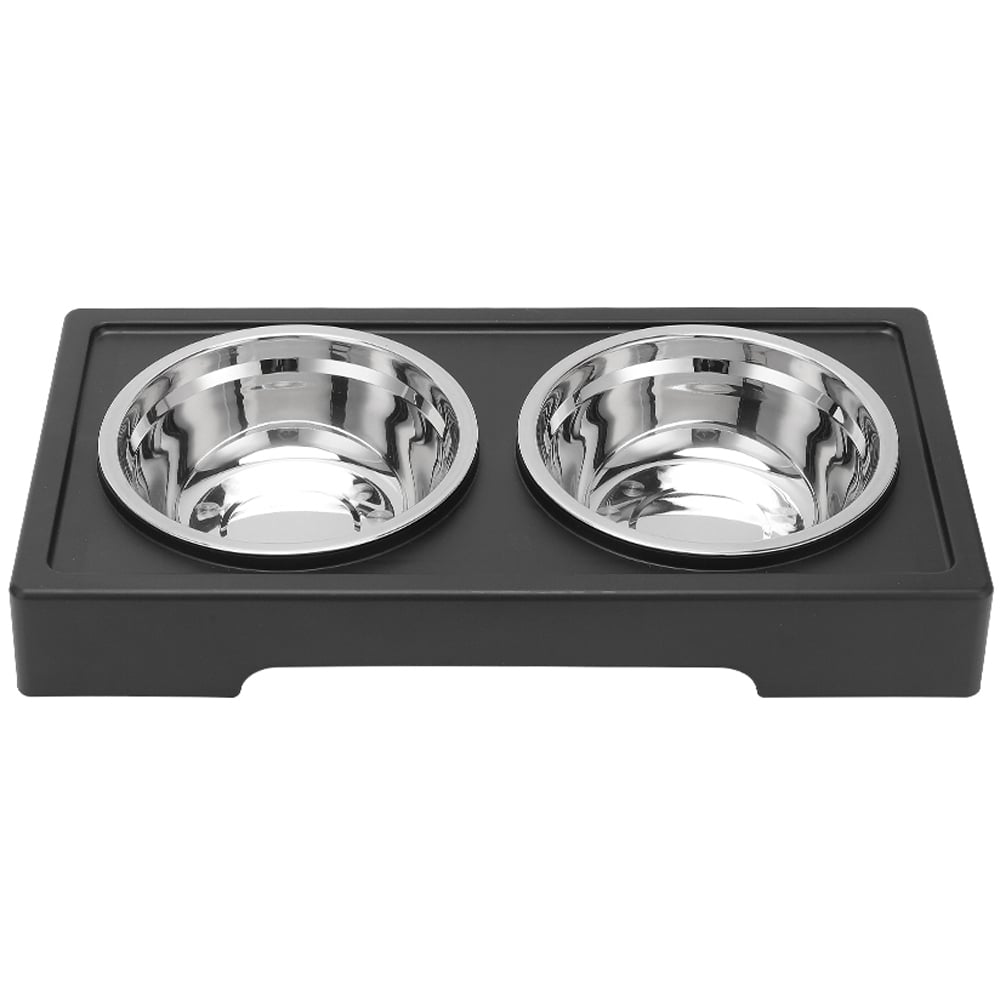 H&O Direct Double Bowl Height Adjustable Pet Feeder Image 3