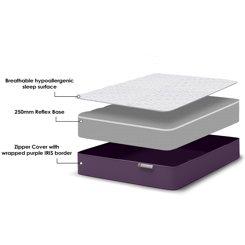 DS Living Reve Double Iris Reflex Foam Mattress Image 6