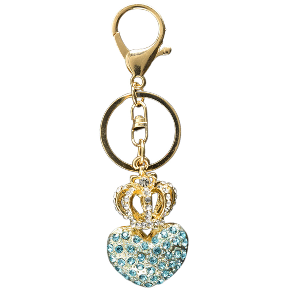 Heart Crown Key Charm Image 1