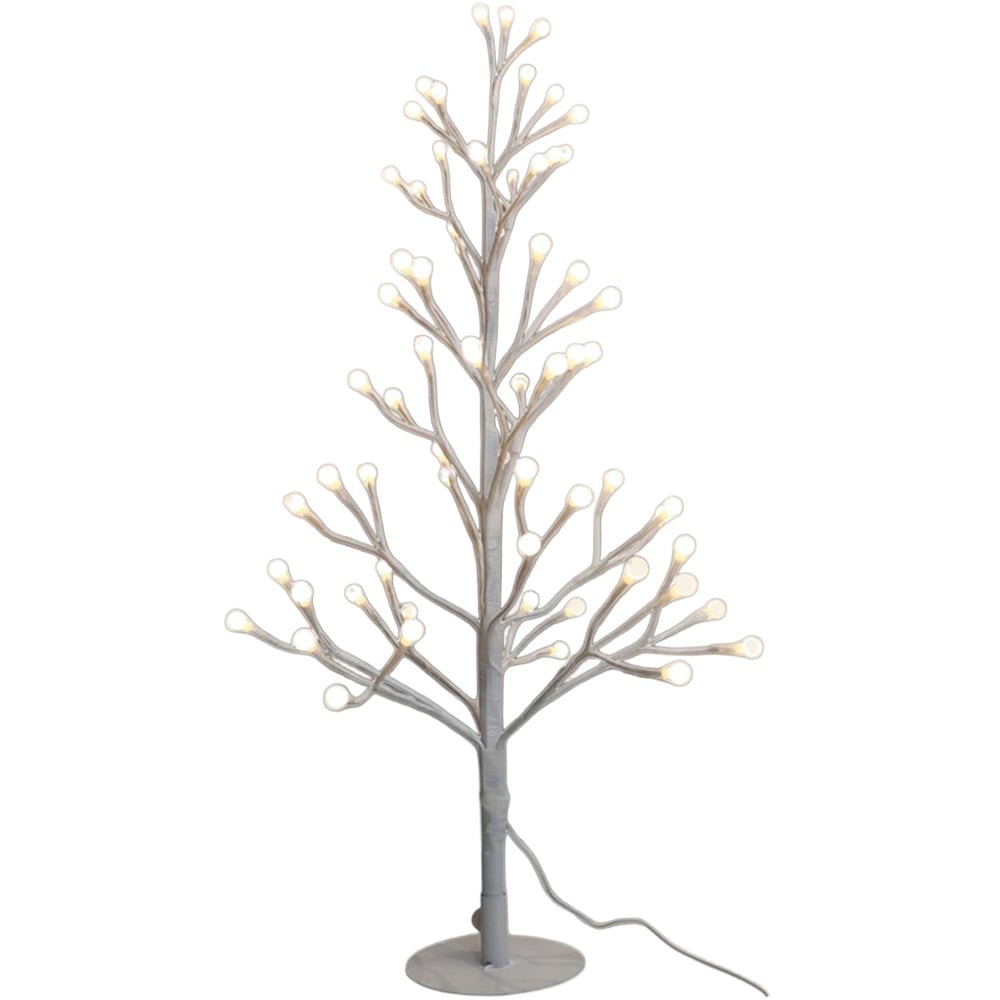 Xmas Haus 180 Warm White and White Micro LED Pre-Lit Artificial Christmas Tree 5ft Image 1