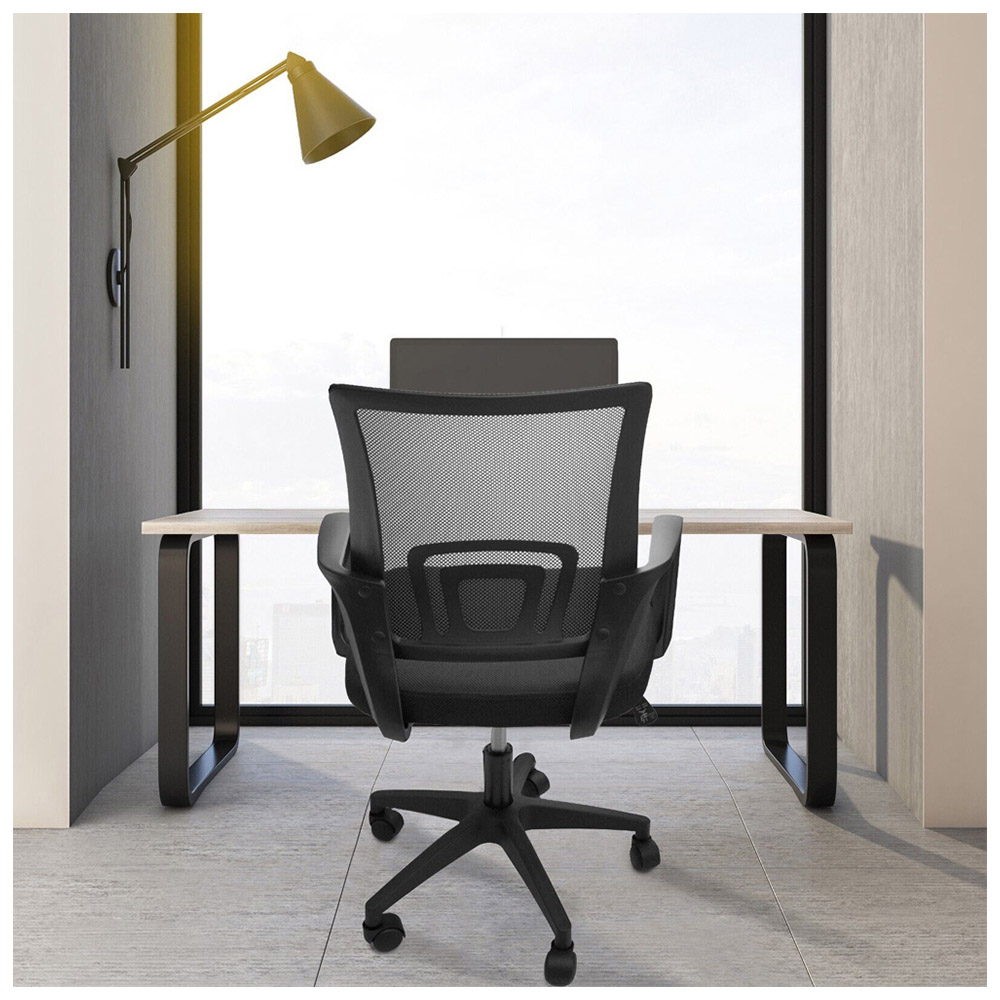 Alivio Black Mesh Swivel Office Chair Image 5