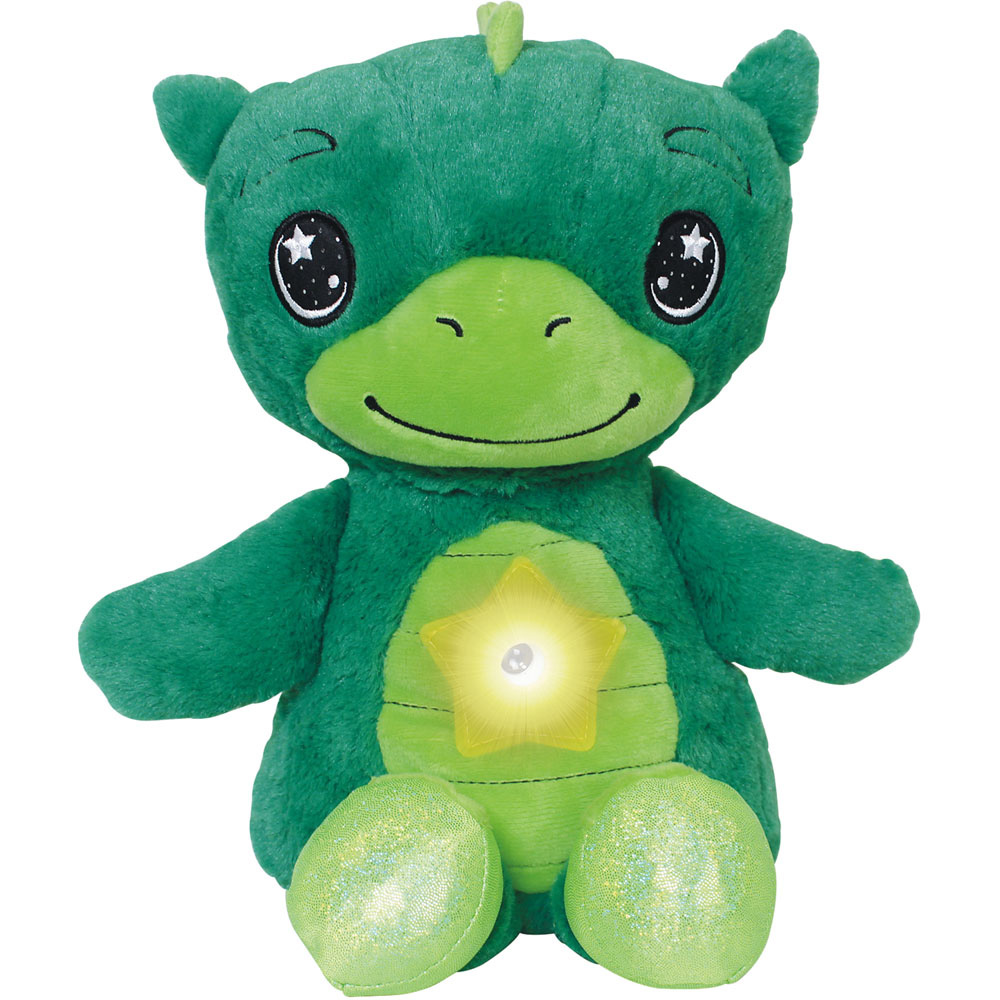 JML Star Belly Green Dinosaur Plush Soft Toy Image 1