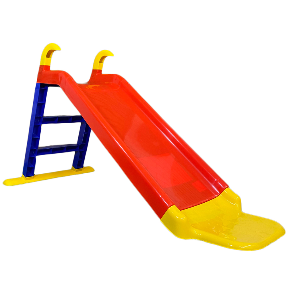 Samuel Alexander Kids 31 inch Freestanding Plastic Slide with Ladder Image 1
