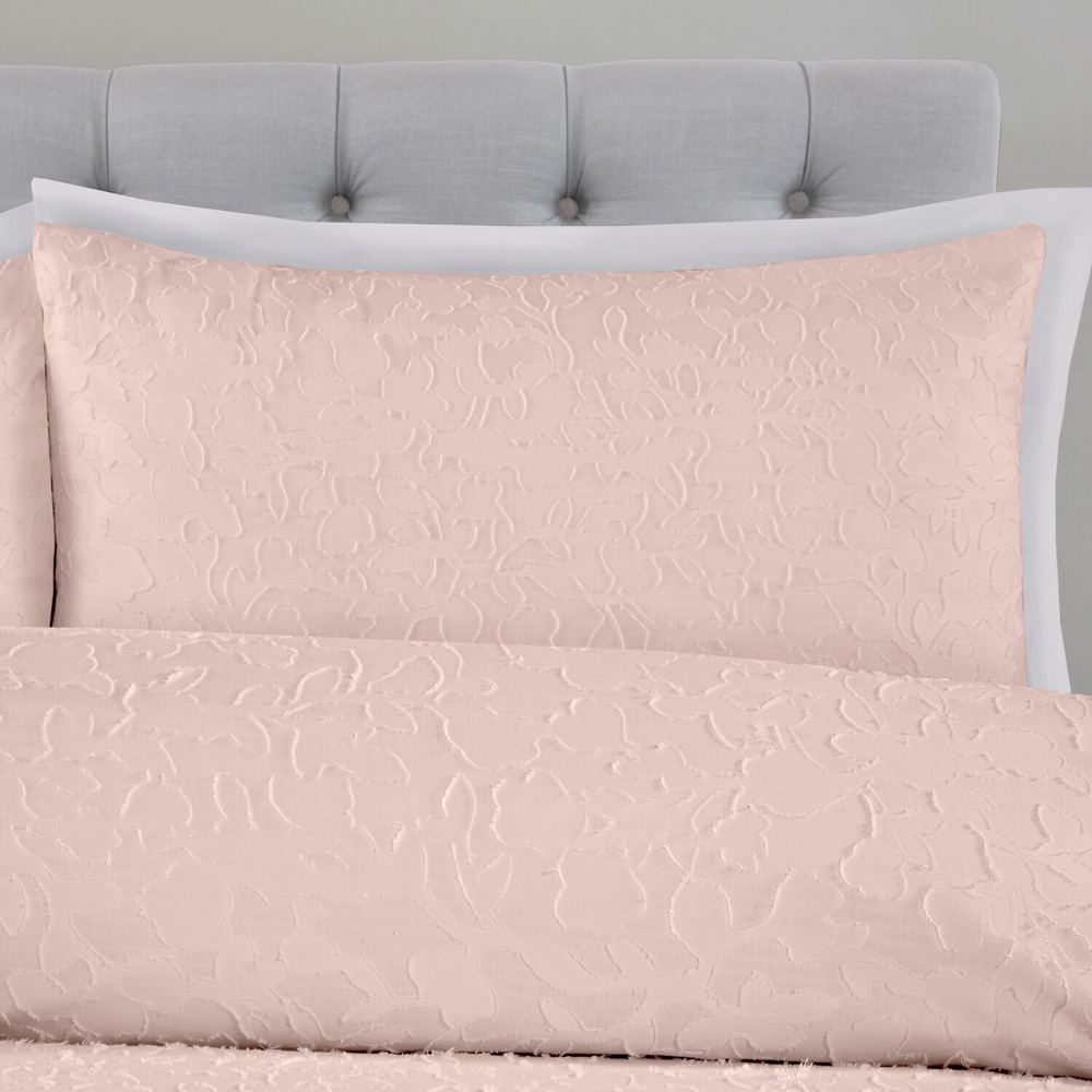 Emilia Jacquard Duvet Set Pink King Image 3