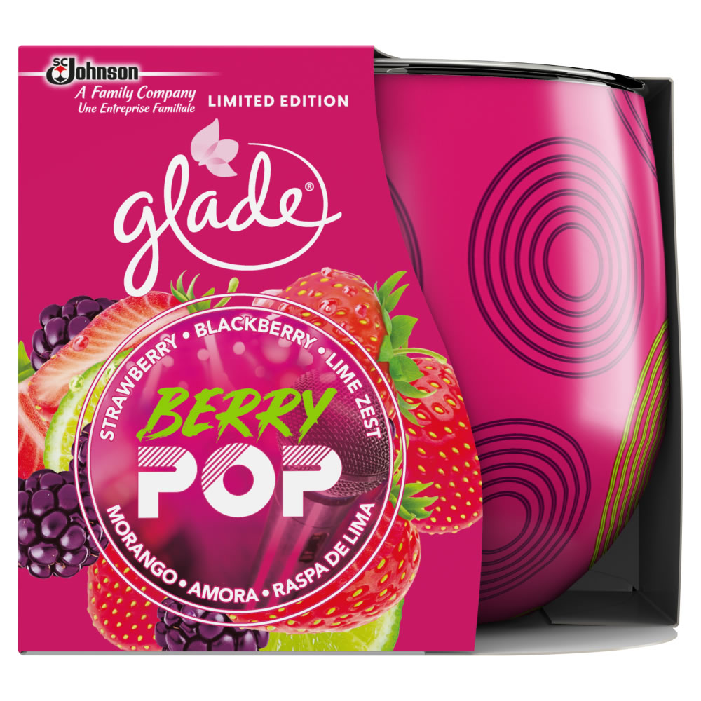 Glade Berry Pop Candle 120g Image 1