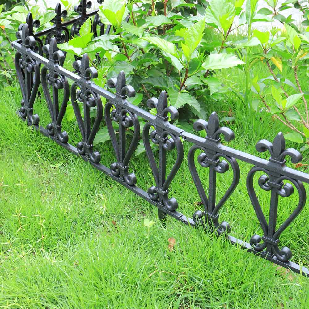 Living and Home 3 Pack Decorative Garden Border Fence Image 2
