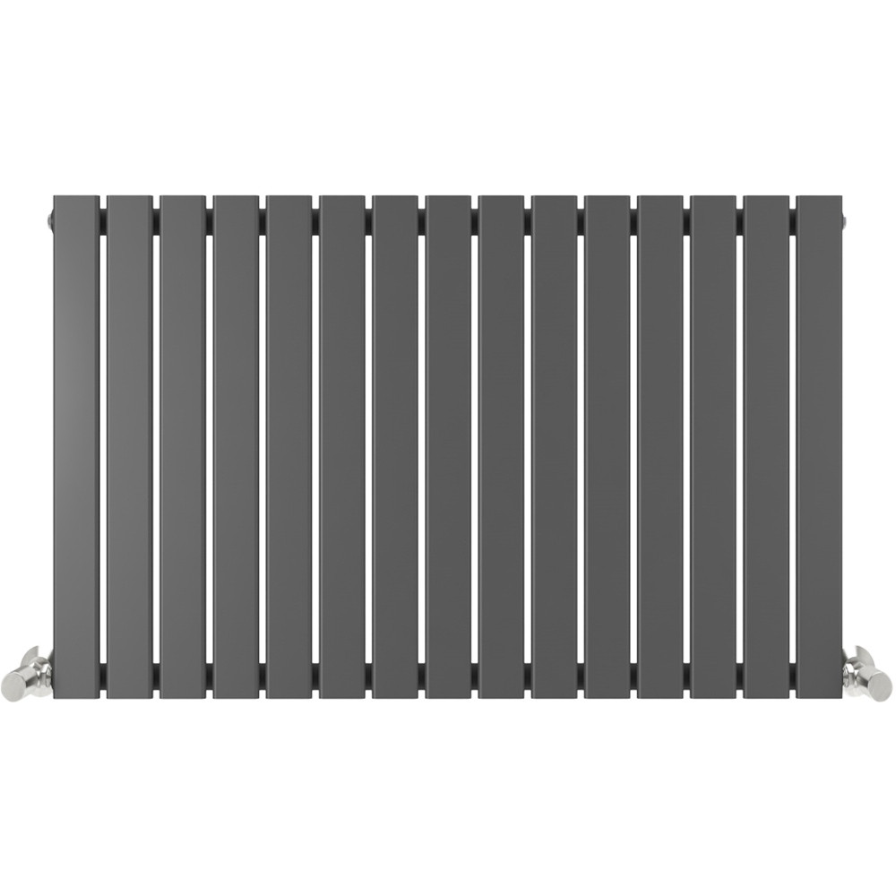 Anthracite 3270 BTU Single Flat Panel Vertical Column Radiator 600 x 1020mm Image 3